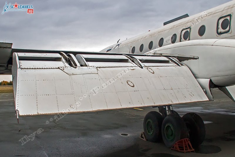Механизация крыла самолета ту-134
