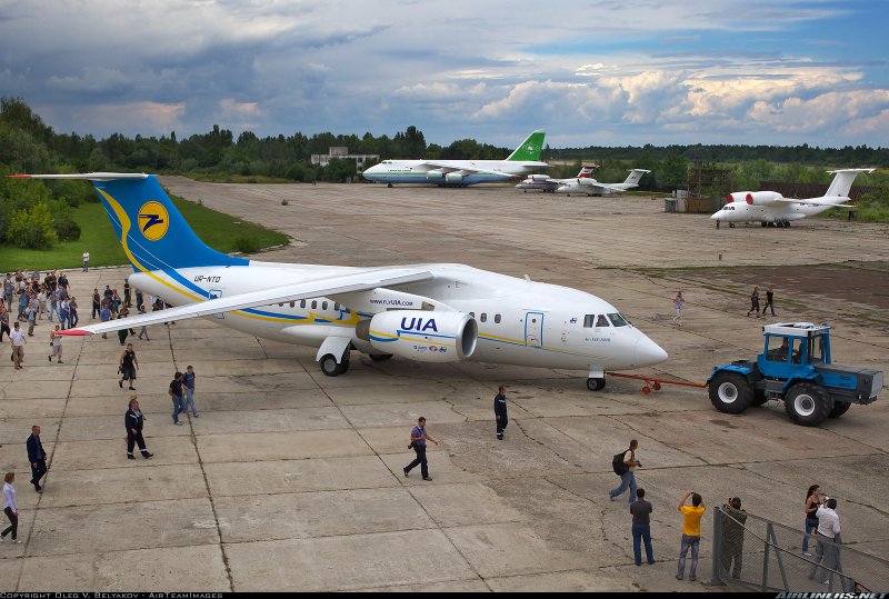 АН-148-100в президента Украины салон
