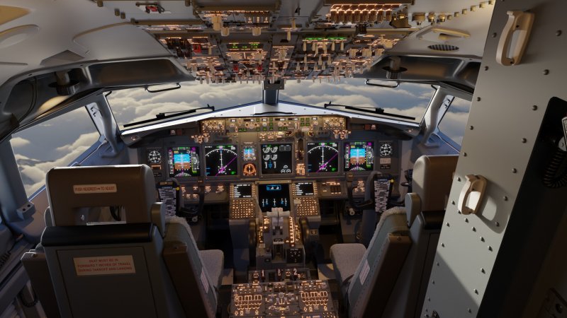 B737-800 Cockpit