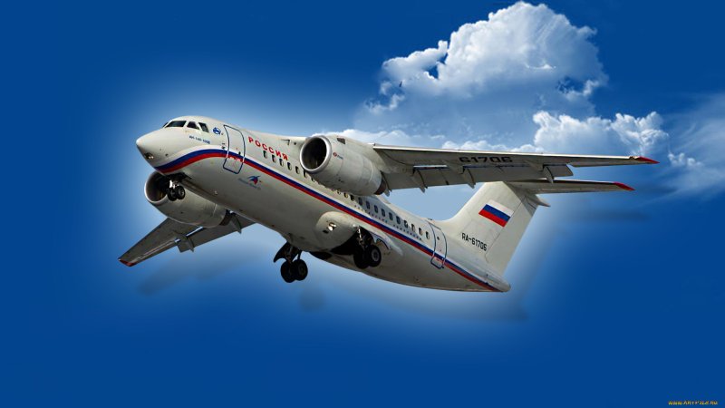 АН-148 пассажирский самолёт рисунок