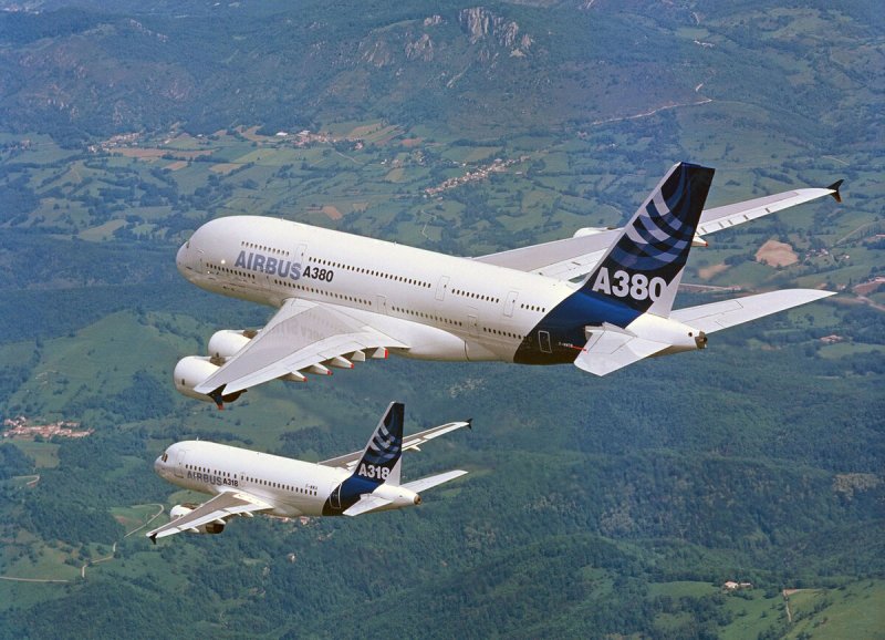 Аэробус а380 и а320
