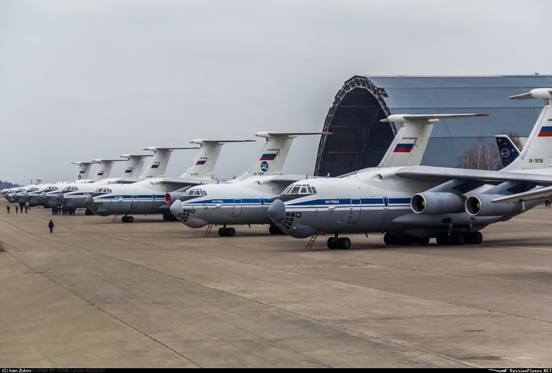 Ил-76 военно-транспортный ВВС России