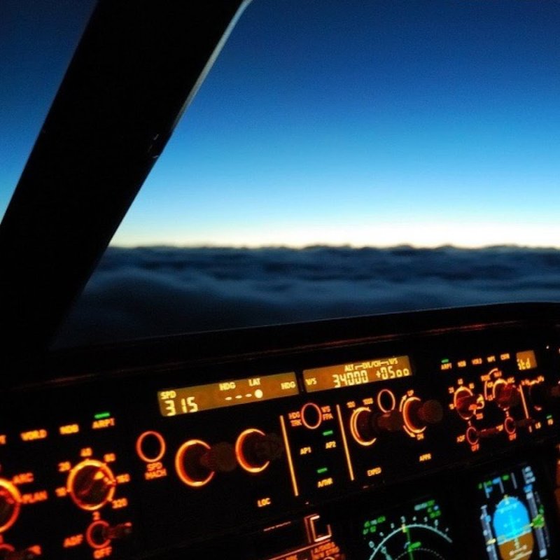 Airbus a320 вид из кабины