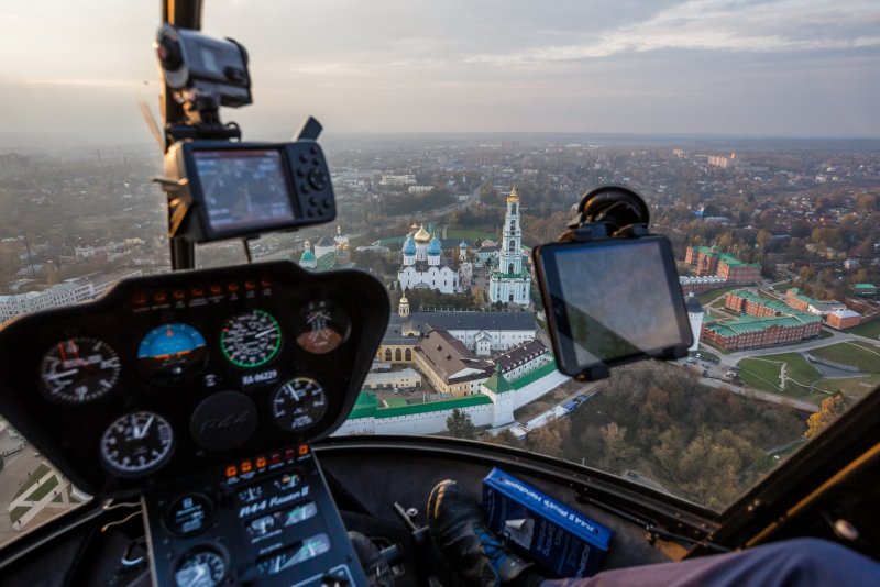 Полет на вертолете