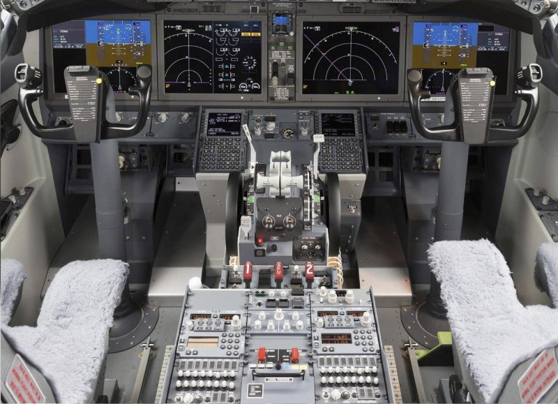 Кабина Боинг 737-800