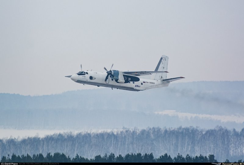 Модель самолета АН 24 UTAIR