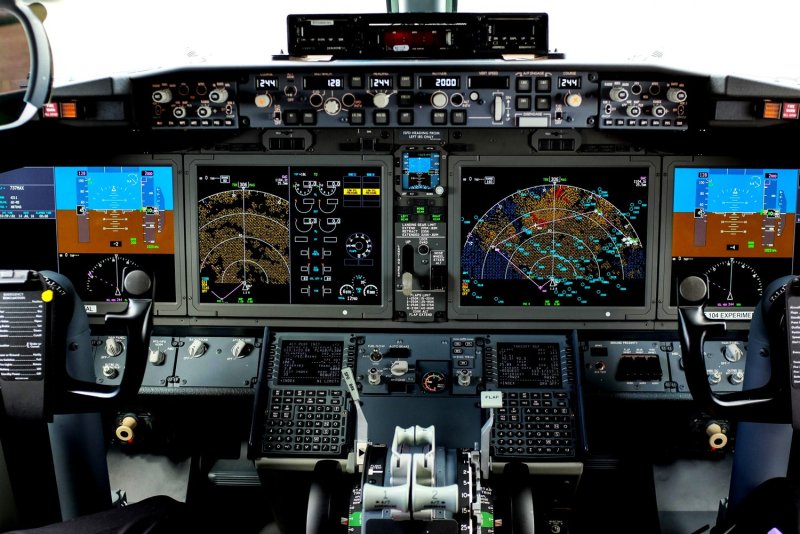 Boeing 737 Max кабина