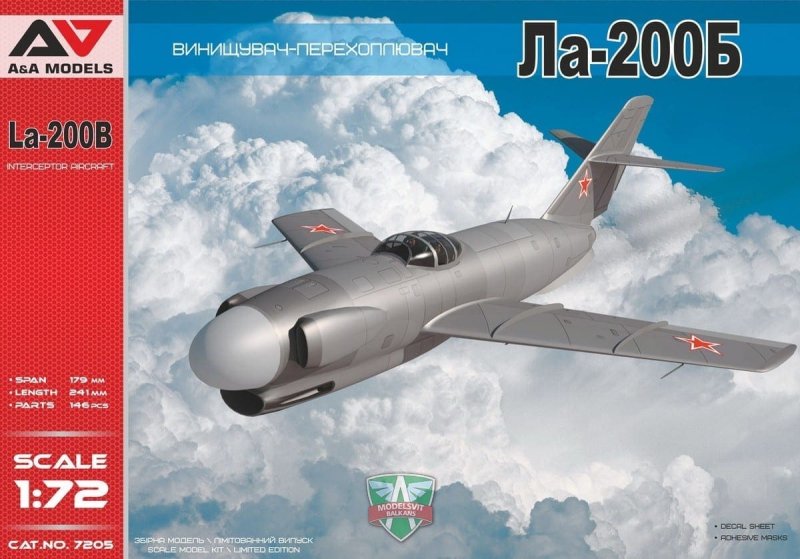 Ла-200б 1:72 a&a model
