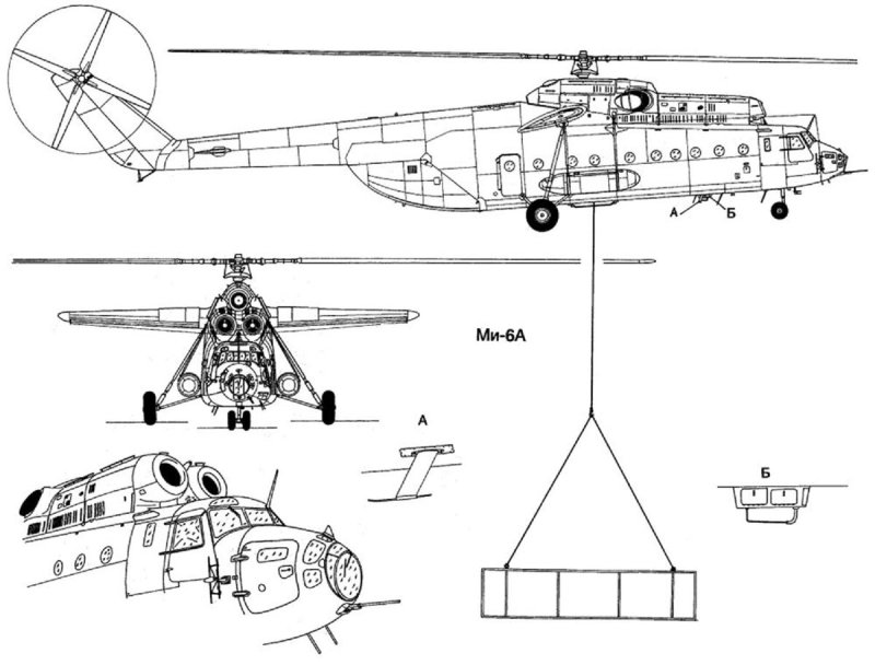 Ми-6 вертолет характеристики