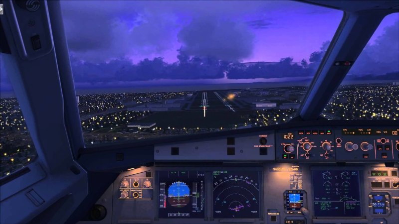 Airbus a320 кокпит