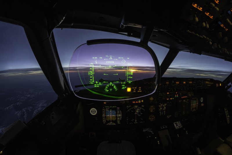 Head up display Boeing 737