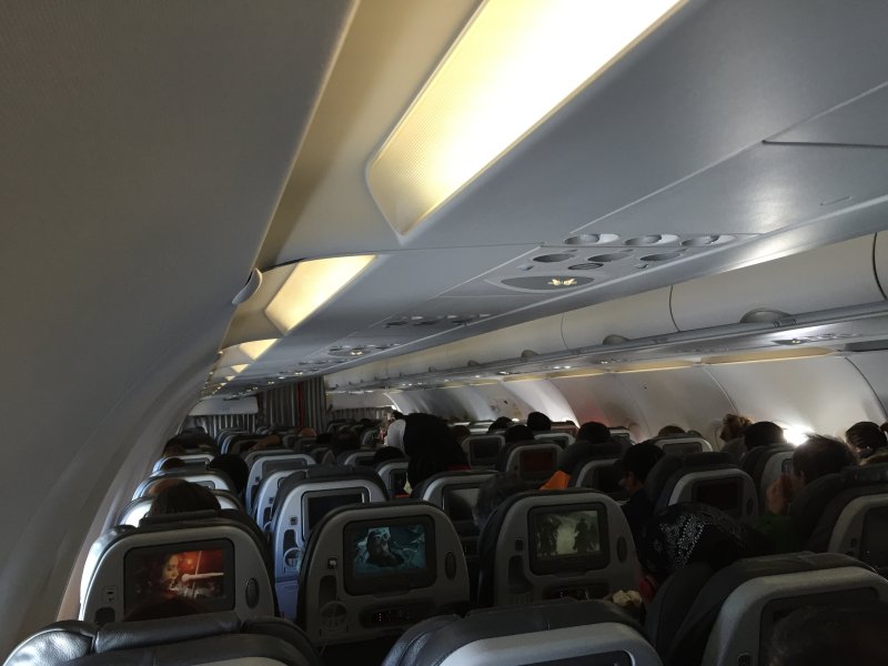 Аэробус а319 внутри
