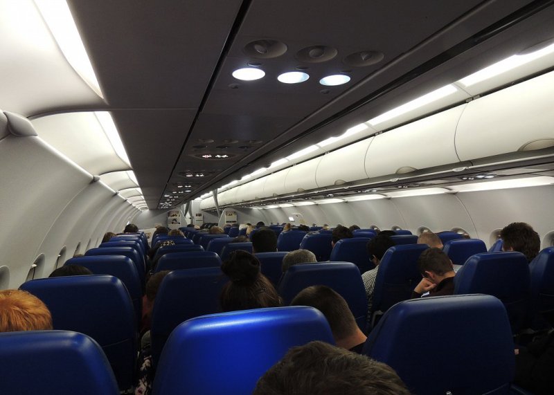 Салон самолета Аэробус 319