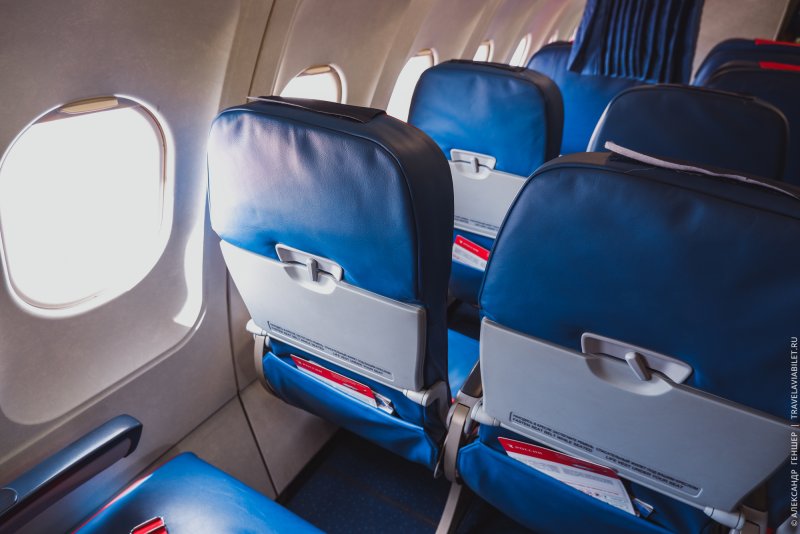 Airbus a319 Rossiya Airlines салон