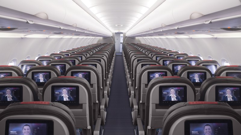 Аэробус а 319 салон