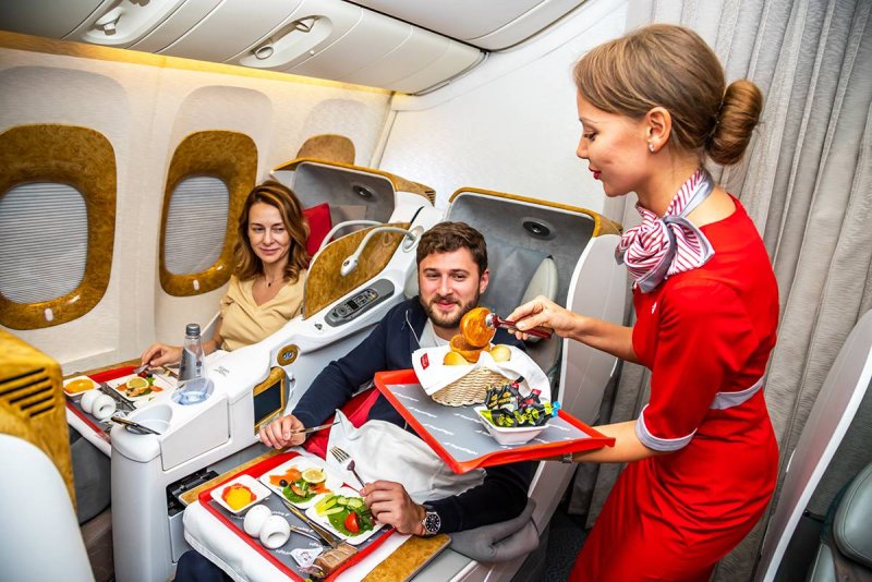 Royal Flight бизнес класс Боинг 777
