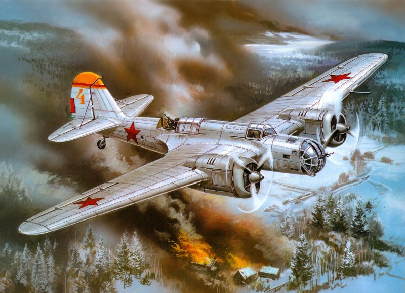 Скоростной бомбардировщик сб-2м-103