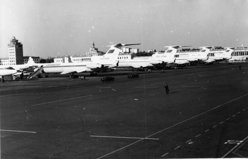 Ту-134 споттинг советского периода