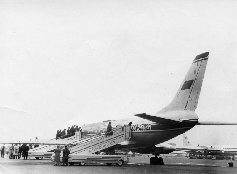 Ту-124а (прототип ту-134), СССР-45075, Новогиреево