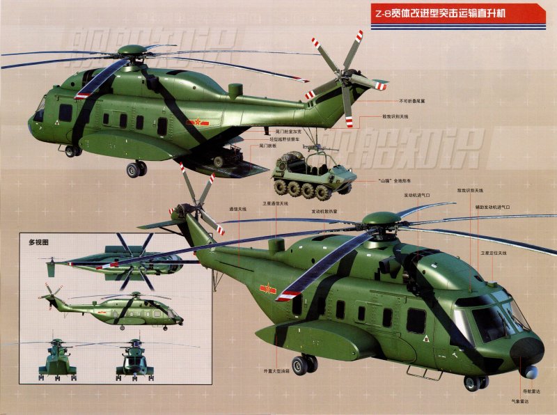 Китайский вертолет z-8