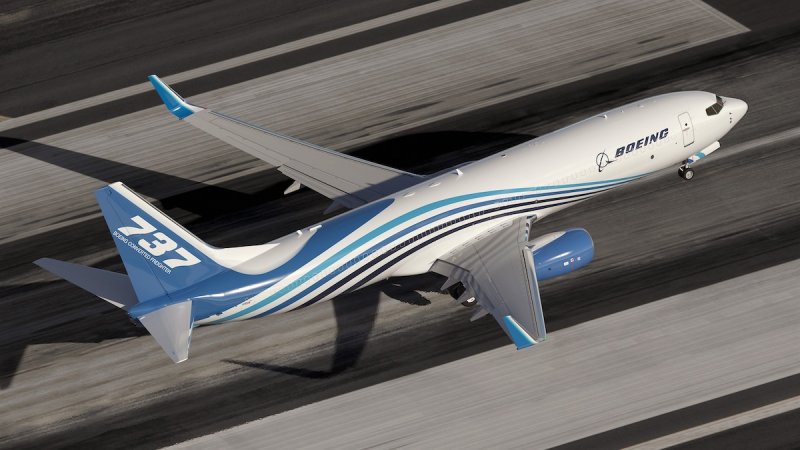 Грузовой самолет Boeing 737-800bcf
