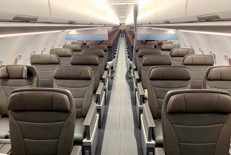Airbus a321neo салон