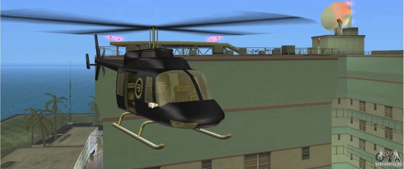 Вертолёт из GTA vice City