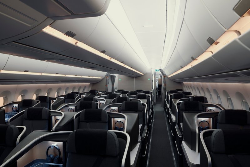 Airbus a350 салон