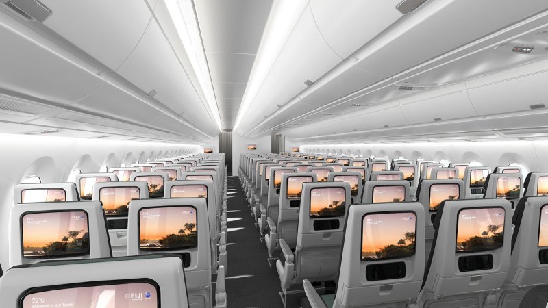 Airbus a350-941 салон