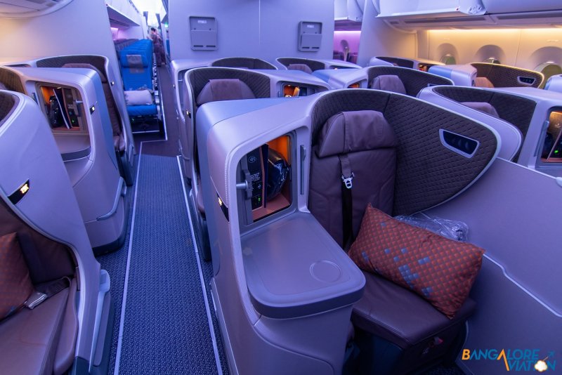 Airbus a350-900 Singapore Airlines салон