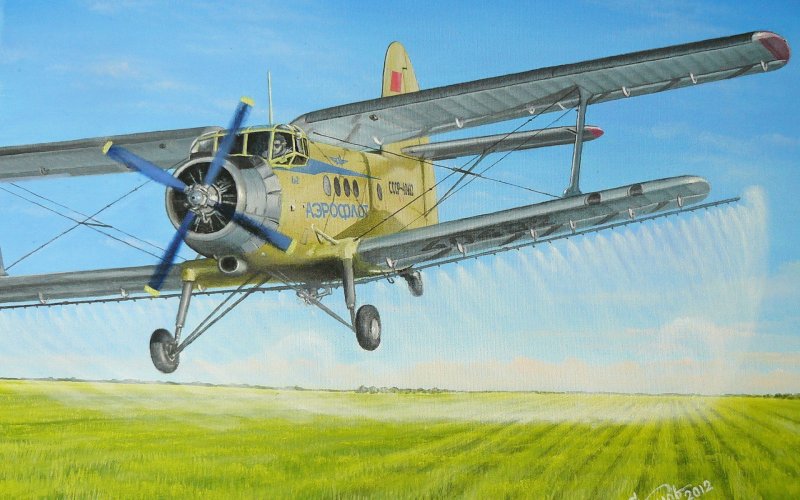 Кукурузник АН-2 опрыскиватель