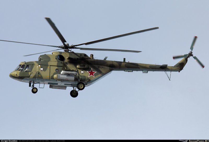 Боевые вертолеты России ми 8