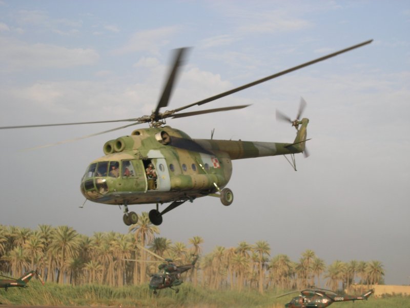 Пограничный вертолет ми-8