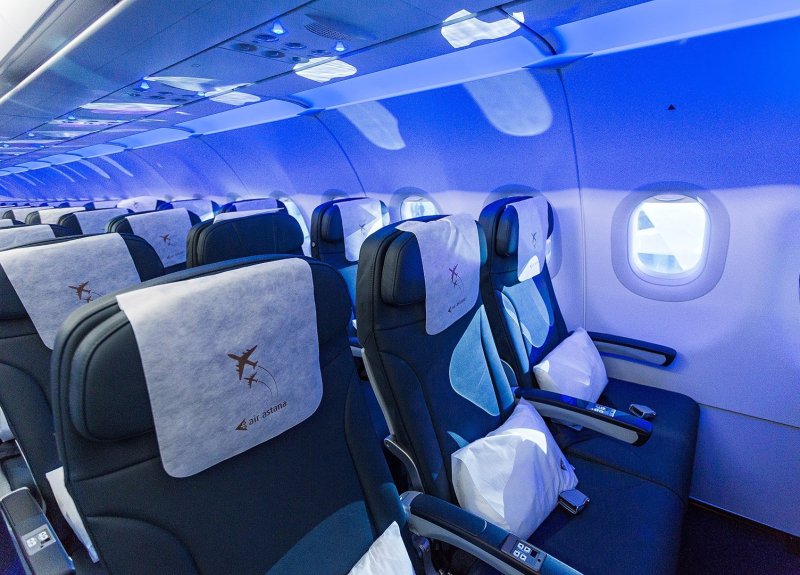 Airbus 320 Neo салон эконом
