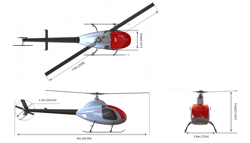 Rotorway a600 Talon чертеж