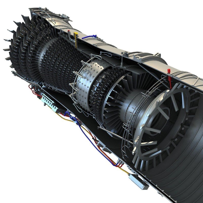 F135 Jet engine Cutaway