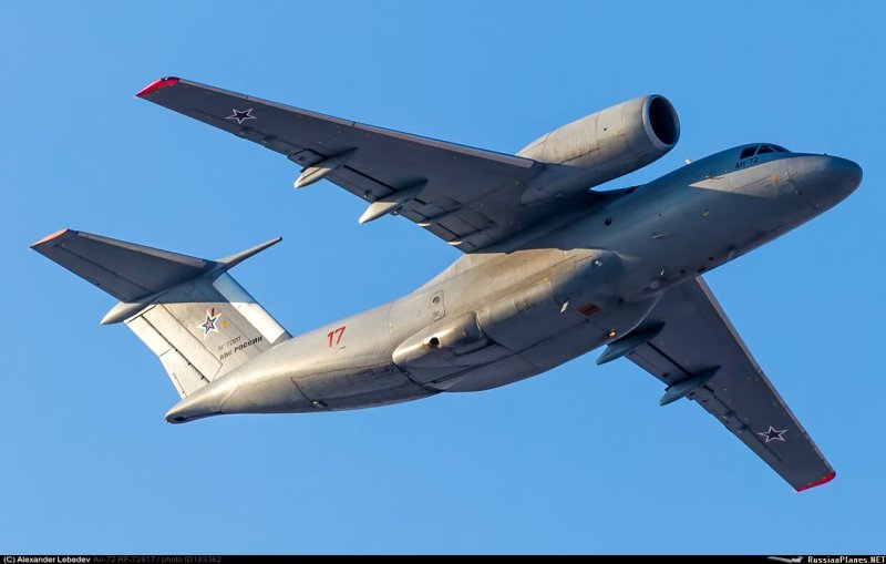 АН 72 С одним двигателем