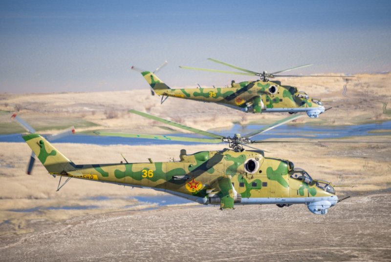 Ми-24 армейский ударный вертолёт