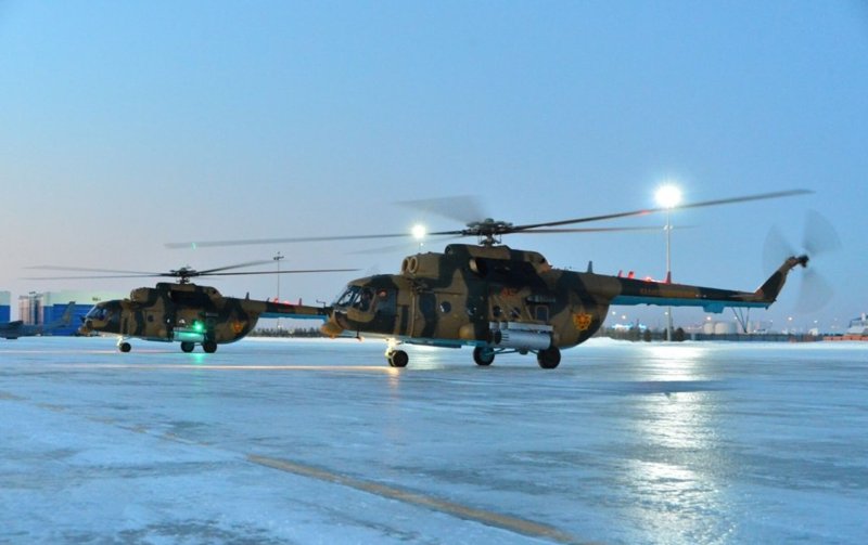 Вертолет ми-171ш Казахстан