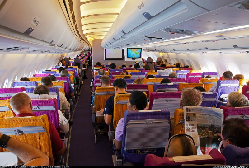 Bangkok Airways салон самолета
