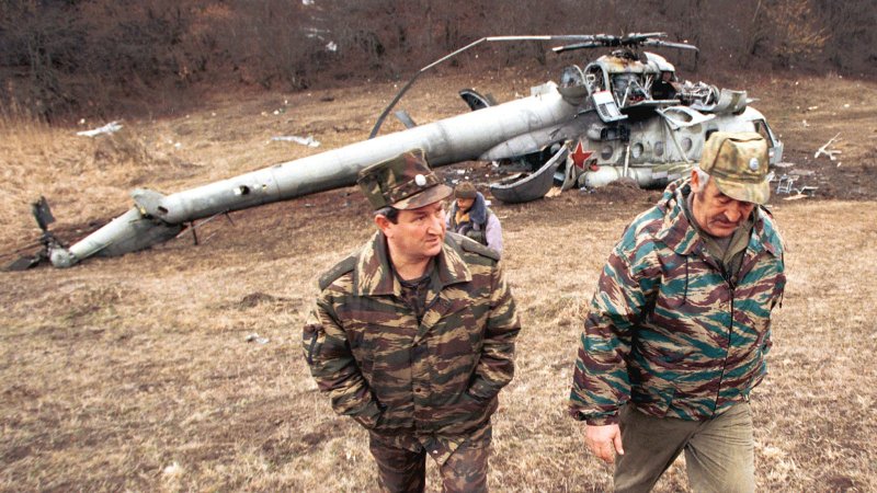 Чеченская война вертолет