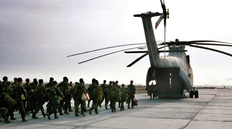 Вертолеты в Ханкале ми-26