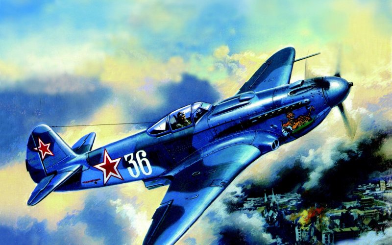 Як-9т истребитель