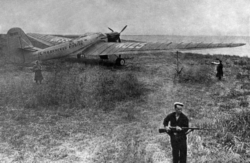 Сталинский маршрут Чкалова Байдукова и Белякова