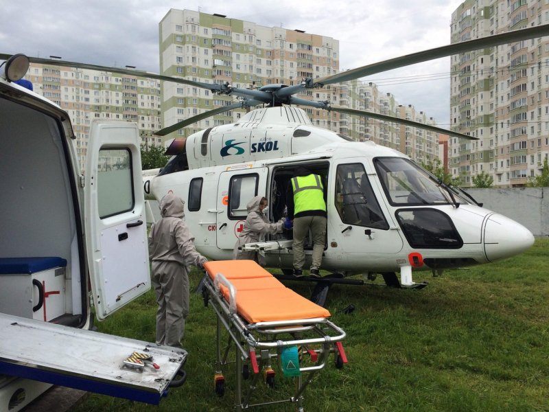 Санавиация Курск вертолет
