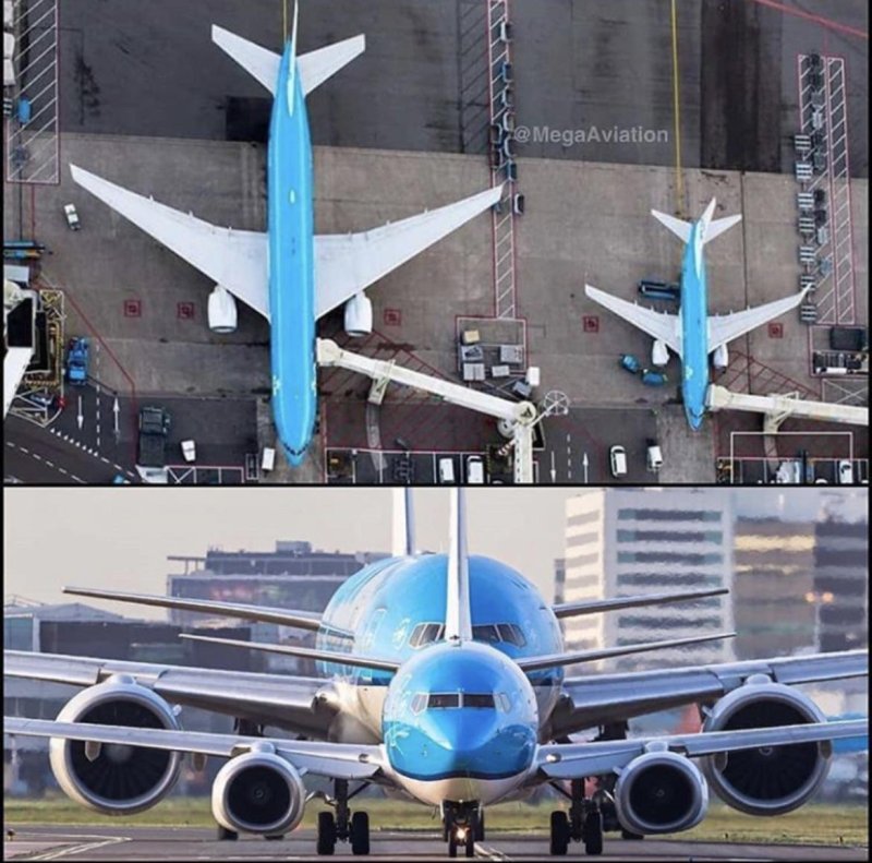 Боинг 747 vs 737
