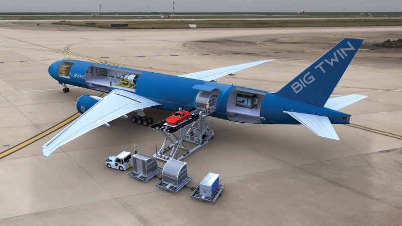 Грузовой Boeing 777-300