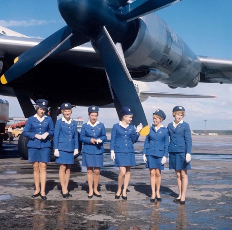 Стюардесса СССР Аэрофлот 1968