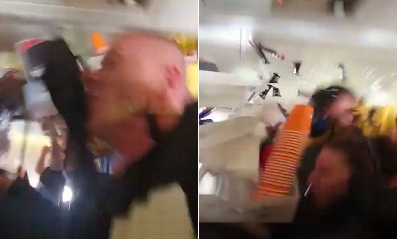Последствия турбулентности в самолете