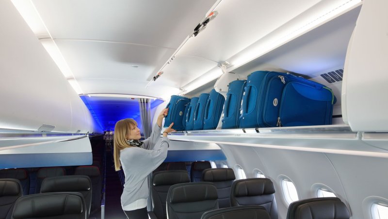 Airbus a320 ручная кладь